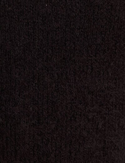 Pull sans manches noir femme