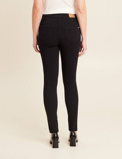Jean slim stretch noir femme