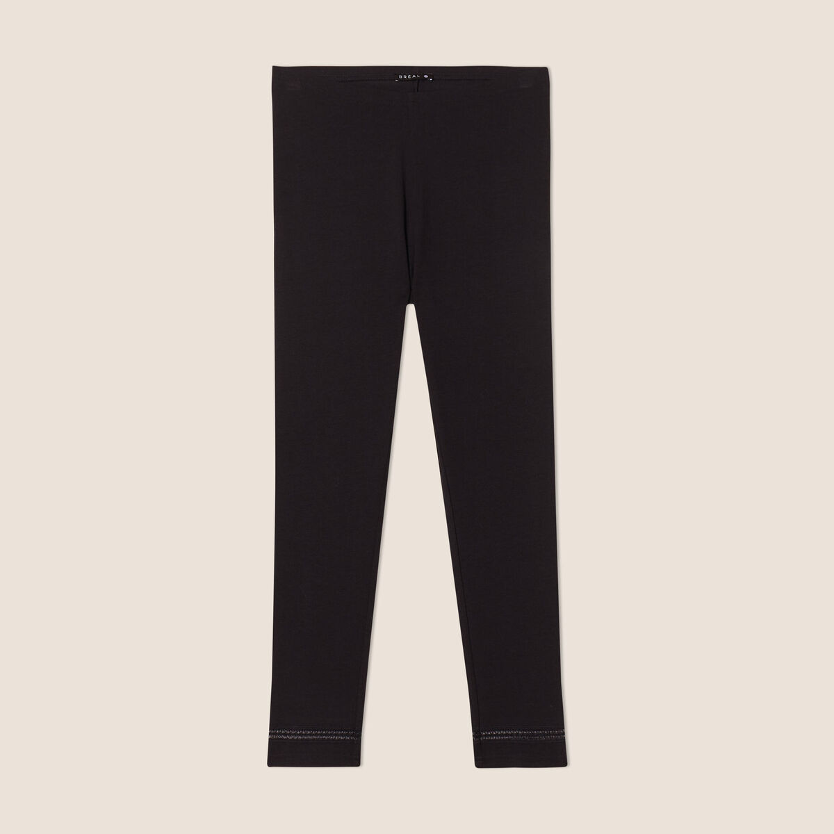 Pantalon legging 7/8ème noir femme
