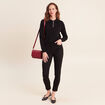 Polo noir femme