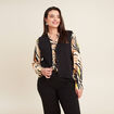 Gilet sans manches noir femme