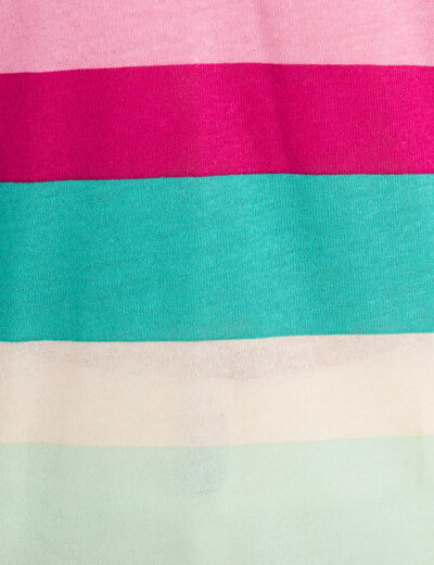 T-shirt manches courtes rose femme
