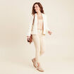 Veste matelassée ecru femme