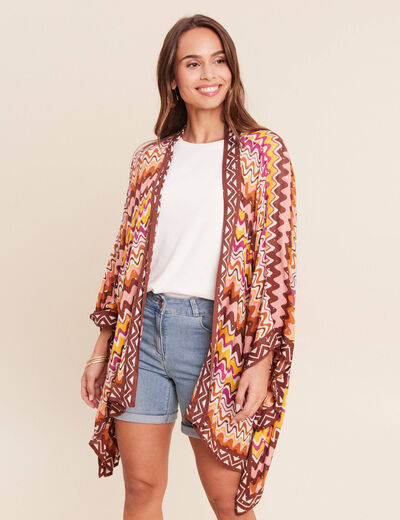 Kimono multicolore femme