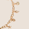 Ceinture chaine couleur or femme