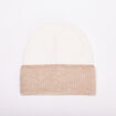 Ensemble écharpe et bonnet ecru femme