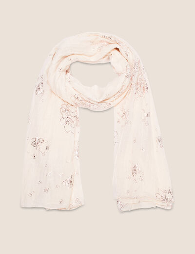 Foulard ivoire femme