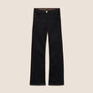 Jean magique L'Unique coupe bootcut denim noir femme