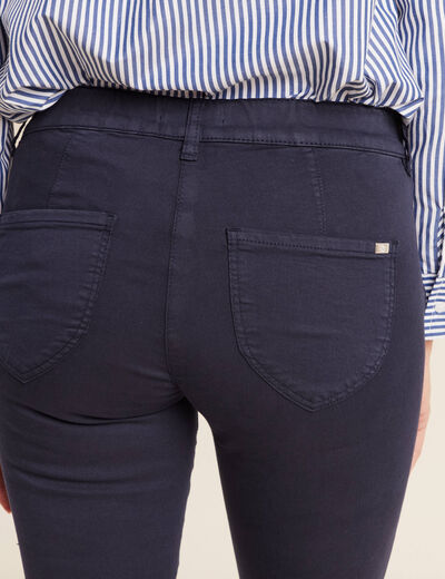 Pantalon magique Le L&eacute;ger coupe ajust&eacute;e bleu marine femme