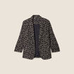 Veste tailleur cintrée noir femme