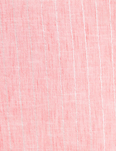 Blouse manches courtes fluide rose corail femme