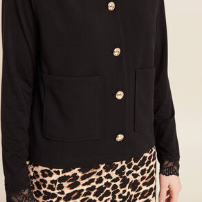 Gilet sans manches noir femme
