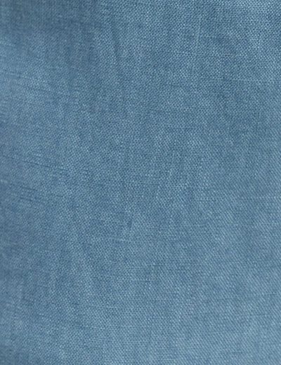 Pantalon flou ceinturé bleu pétrole femme