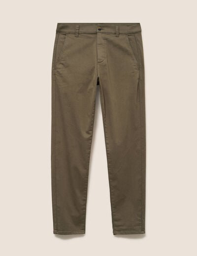 Pantalon Magique Monsieur le Leger chino vert kaki femme