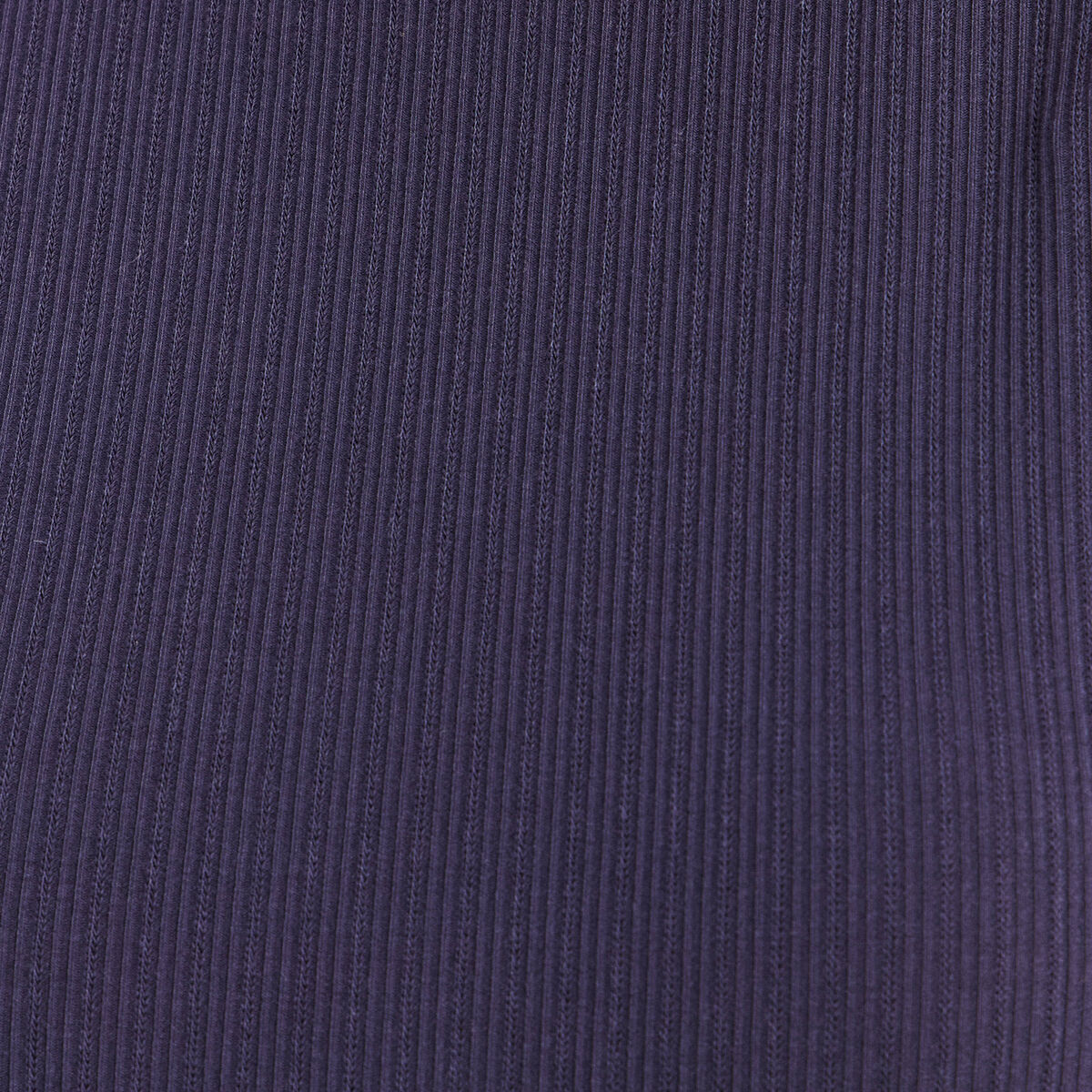 T-shirt ajust&eacute; col rond manches longues bleu marine femme