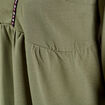 T-shirt manches longues vert kaki femme