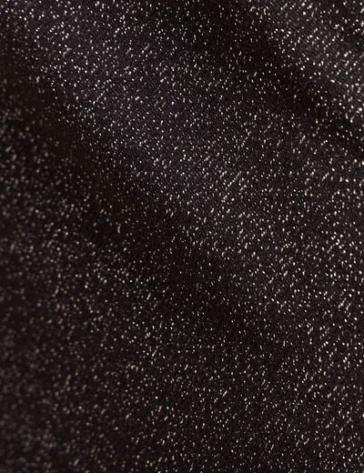 Jupe &agrave; paillettes noir femme