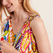 Blouse sans manches multicolore femme