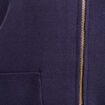 Gilet droit court sans manches bleu marine femme