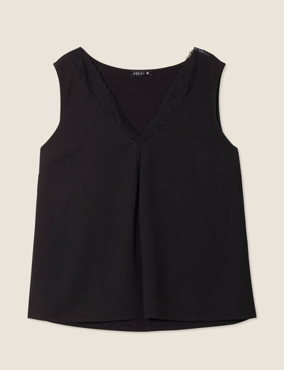 Débardeur sans manches noir femme