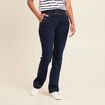 Jean bootcut taille haute denim brut femme