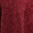 Pull manches longues ajour&eacute; bordeaux femme