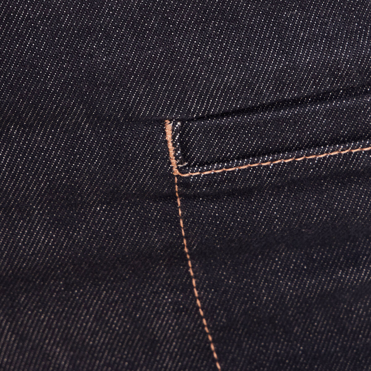Jean raccourci coupe bootcut denim brut femme