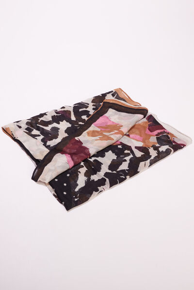 Foulard multicolore femme