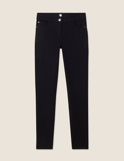 Jean slim stretch noir femme