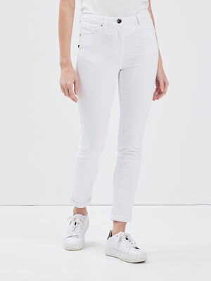 Pantalon ajuste 78eme blanc femme