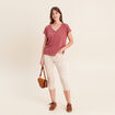 Pantalon magique le l&eacute;ger blanc femme