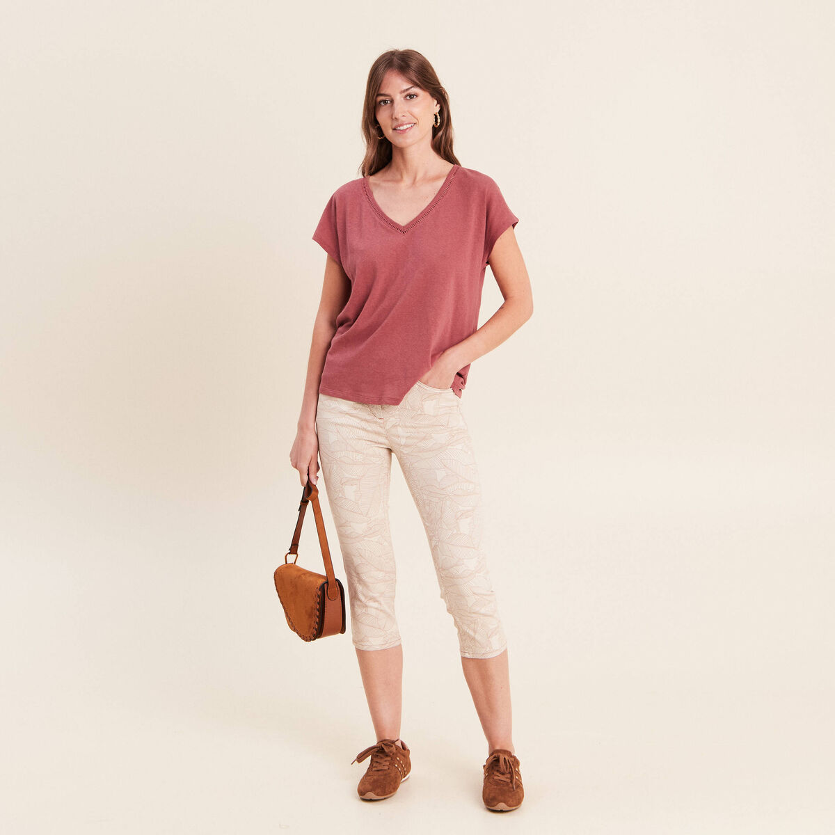 Pantalon magique le l&eacute;ger blanc femme