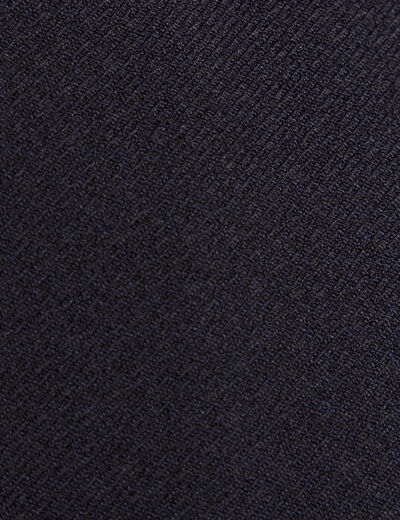 Veste tailleur cintrée bleu foncé femme