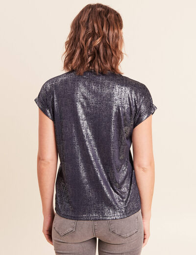 T-shirt Fille TWIRL - Bleu Arc-en-ciel SHINE BRIGHT - Paillettes - Taille 4 Ou 5 - Neuf Sans étiquette