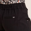 Pantalon large 7/8ème noir femme