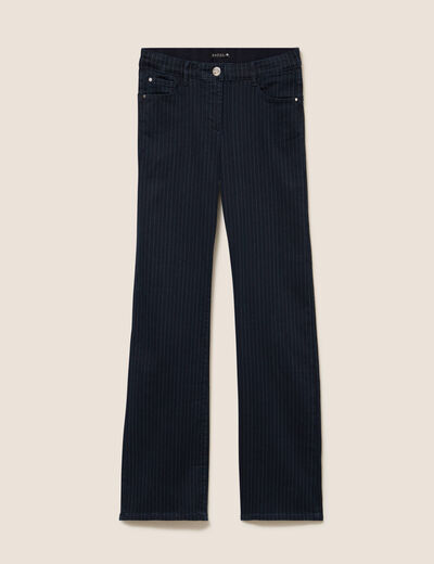 Pantalon magique L'Unique coupe bootcut bleu fonc&eacute; femme