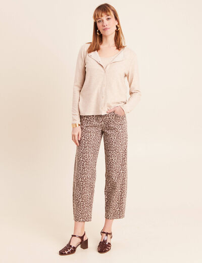 Ensemble doudou manches longues creme femme