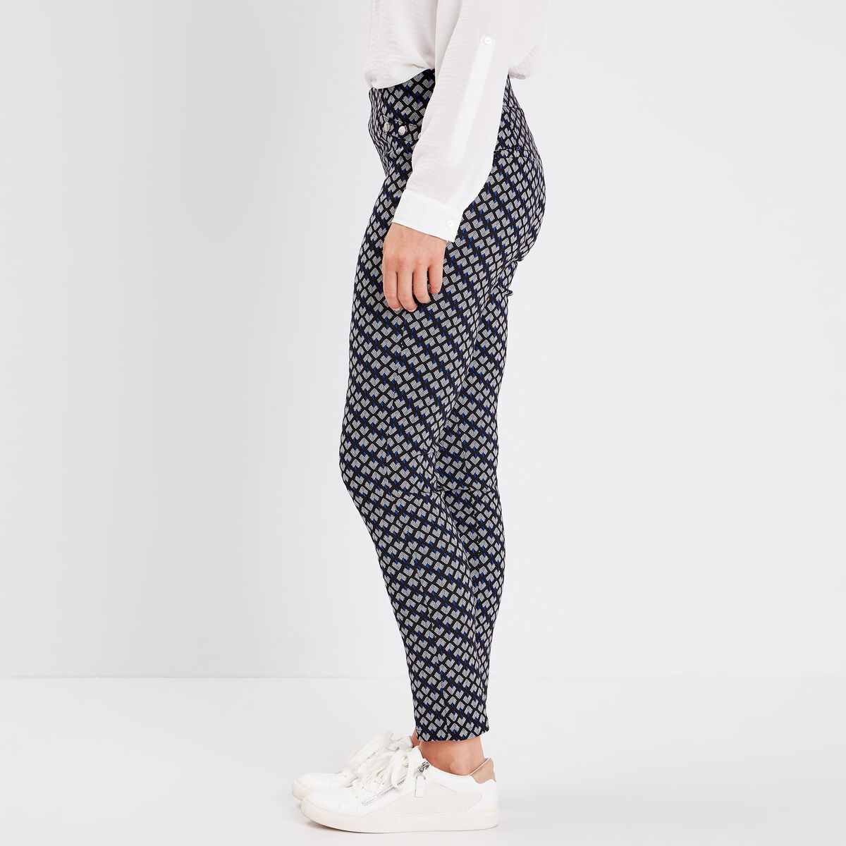 Tregging taille élastiquée noir femme
