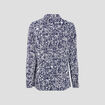 Veste droite boutonnée ecru femme