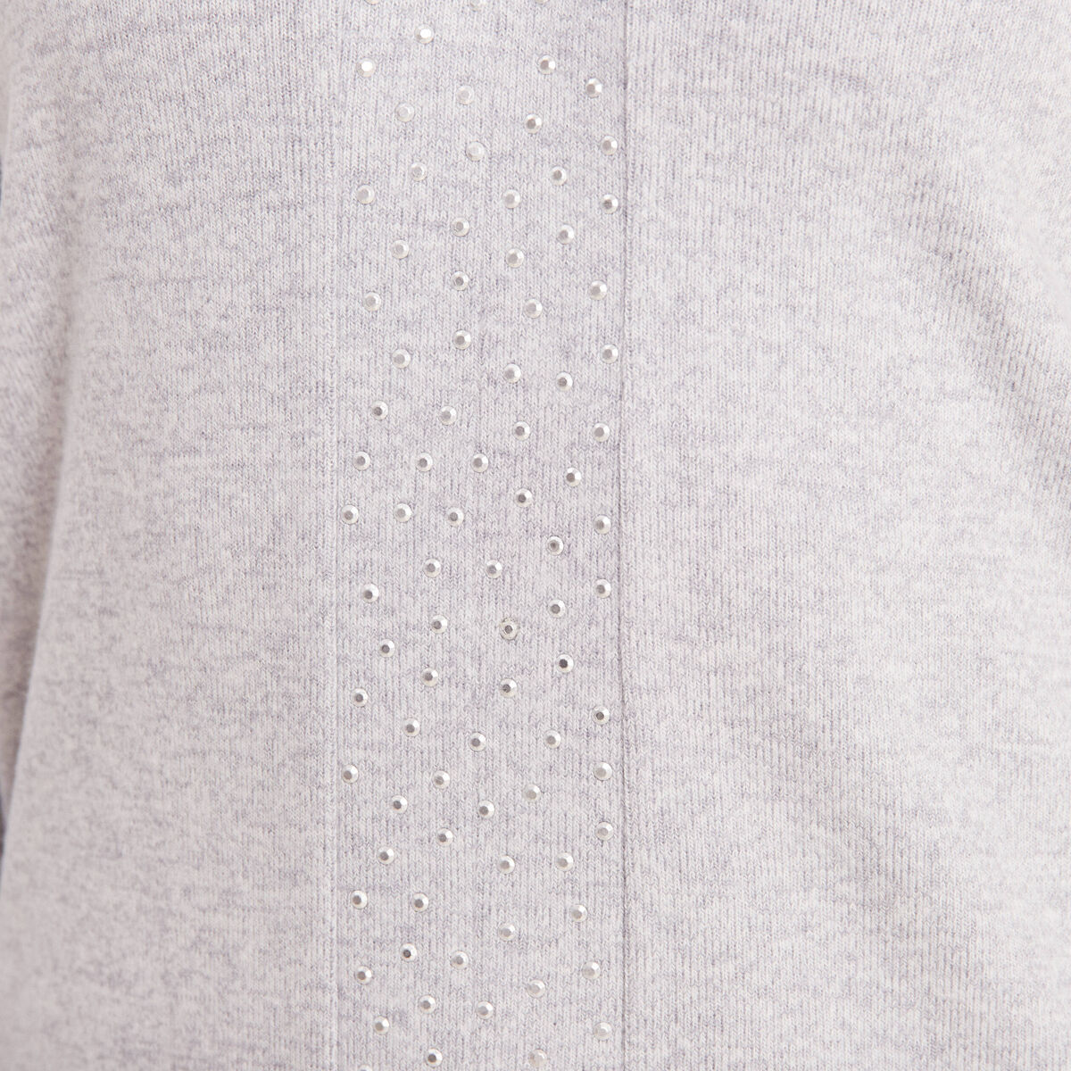 T-shirt manches longues gris clair femme