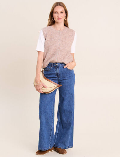 Jean denim stone femme