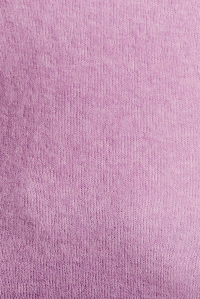 Pull manches longues violet femme