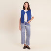 Pantalon bleu femme