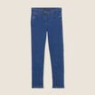 Jeans léger taille standard 7/8ème denim double stone femme