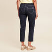 Jean coupe droite 7/8&egrave;me denim brut femme