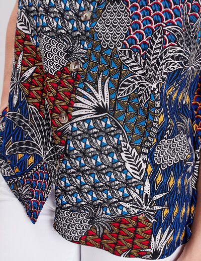 Blouse sans manches noir femme