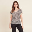 T-shirt manches courtes sable femme