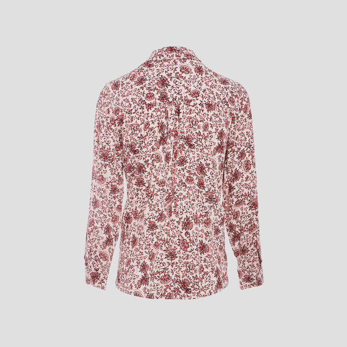Chemise manches longues ecru femme