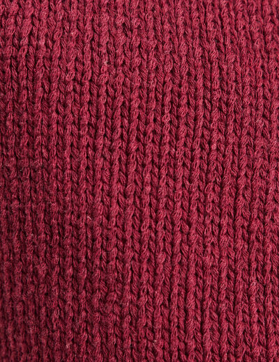 Gilet sans manches bordeaux femme