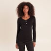 T-shirt manches longues noir femme